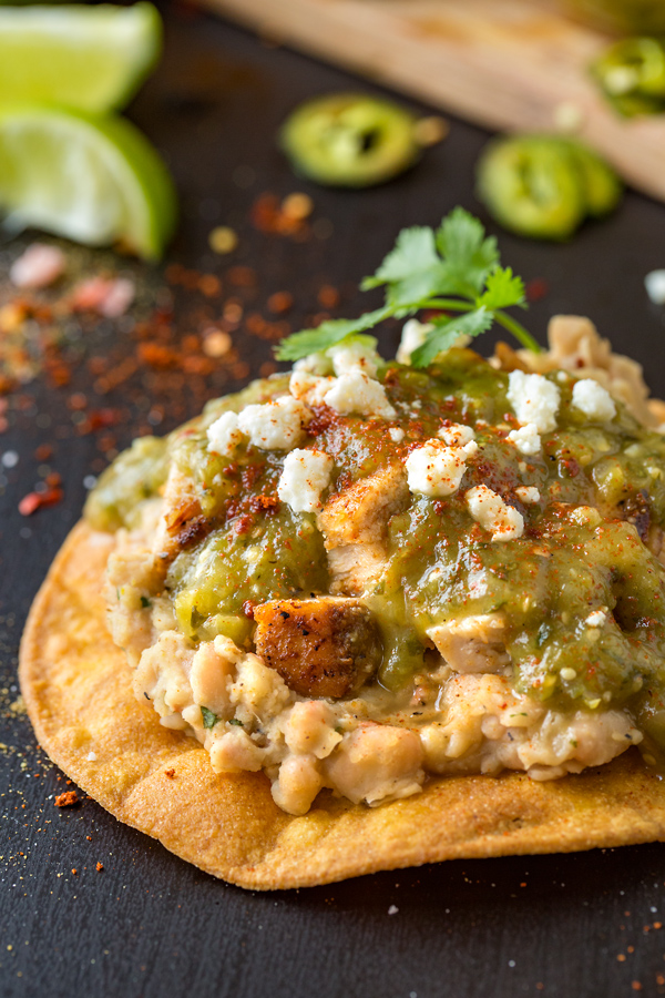 Chicken Tostadas | thecozyapron.com