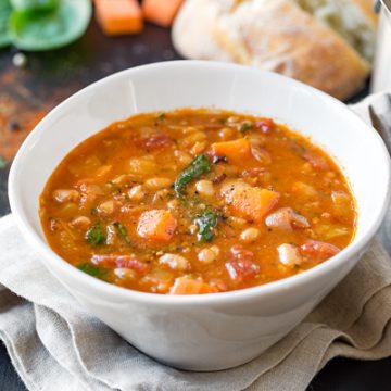 Chorizo Soup | thecozyapron.com