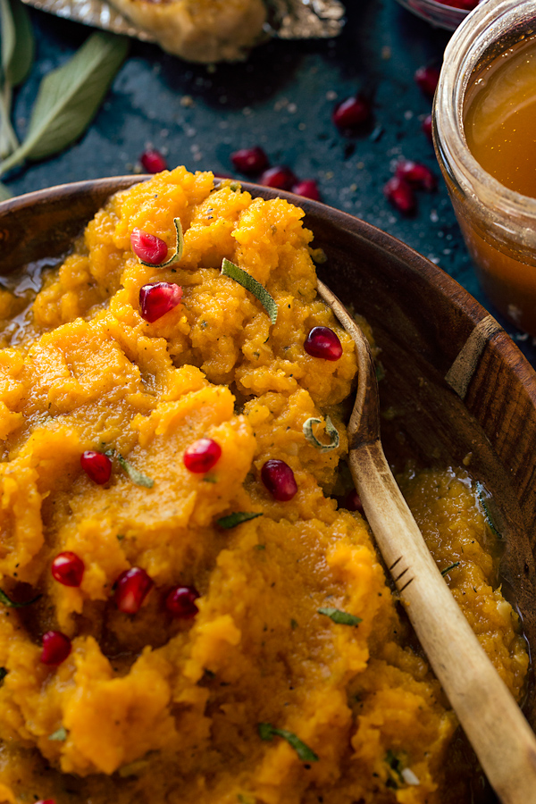 Mashed Butternut Squash | thecozyapron.com