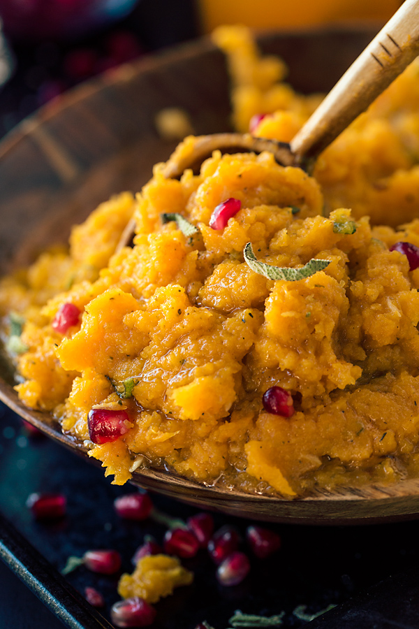 Mashed Butternut Squash | thecozyapron.com