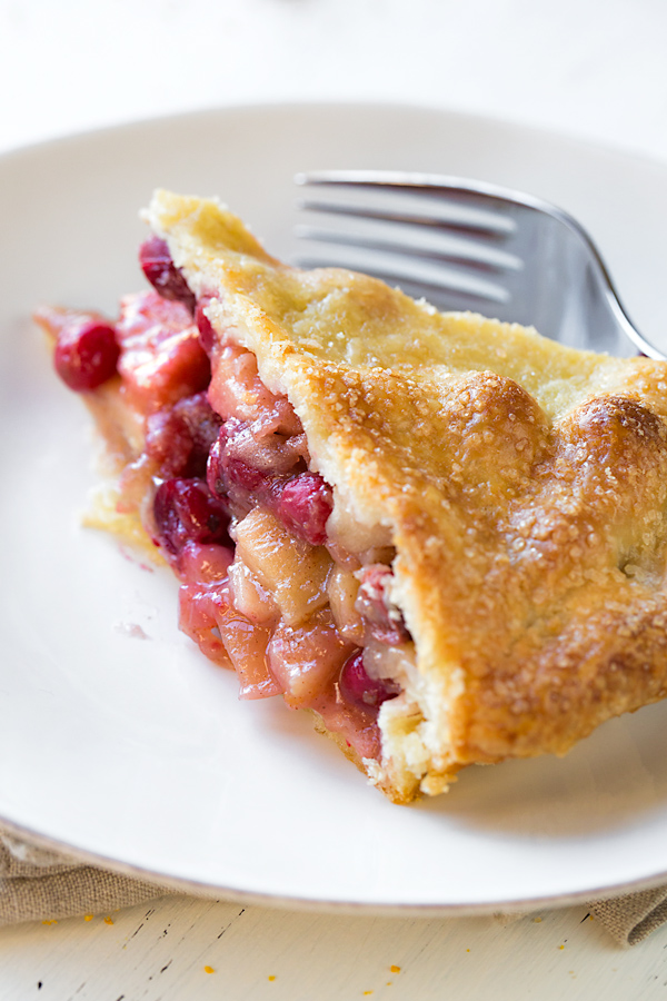 Apple Cranberry Pie | thecozyapron.com