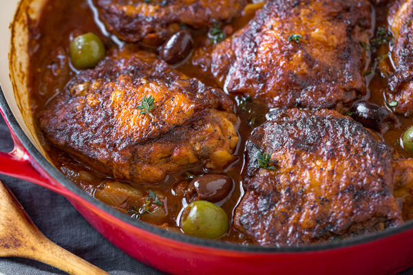 Braised Chicken Thighs The Cozy Apron