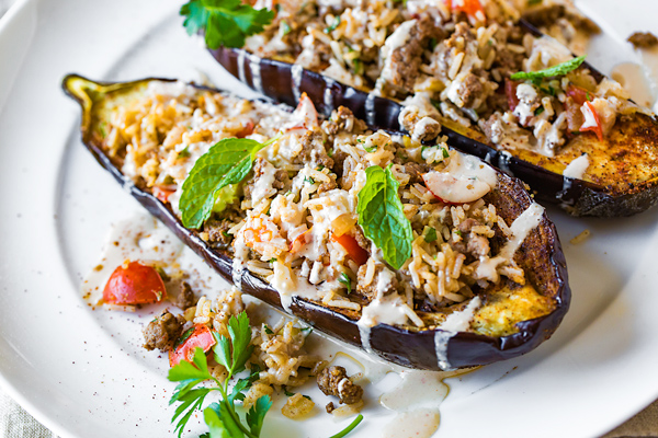 vegetarian stuffed eggplant recipes