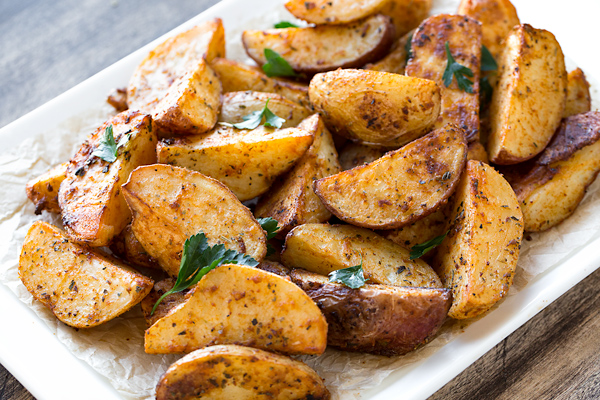 Roasted Potatoes with a Kiss of Dijon