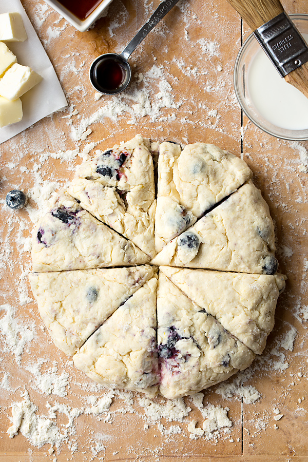 Blueberry Scones Ingredients | thecozyapron.com