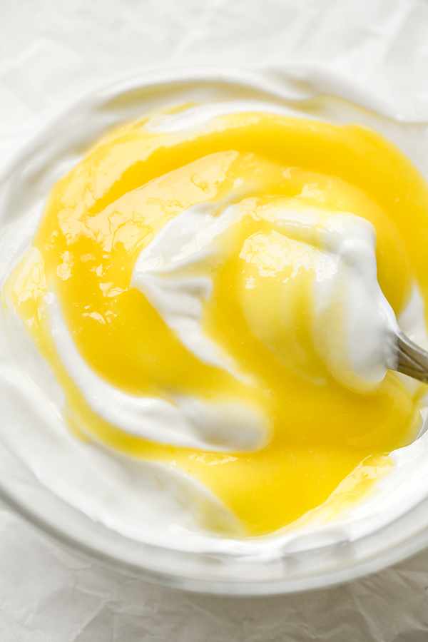 Lemon Curd in Yogurt| thecozyapron.com