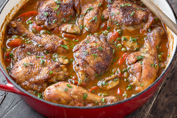 Chicken Cacciatore The Cozy Apron