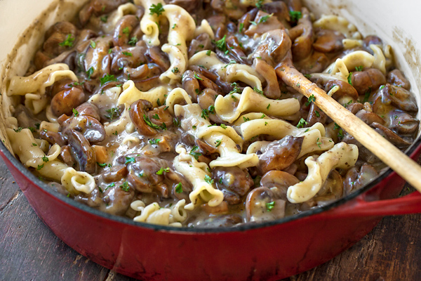 Mushroom Stroganoff | The Cozy Apron