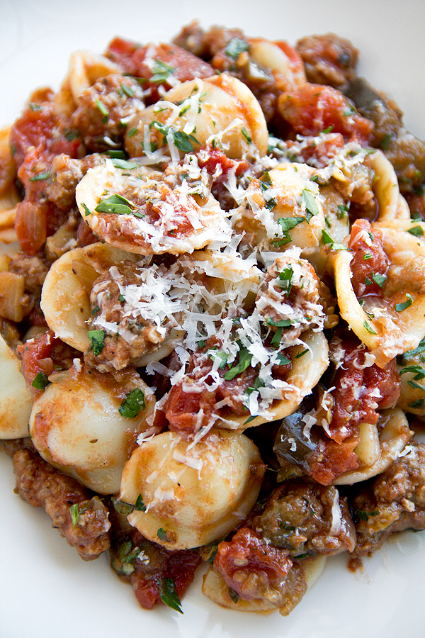 Orecchiette with Pork Ragu | thecozyapron.com