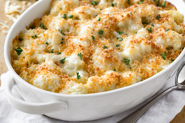 Cauliflower casserole dishes