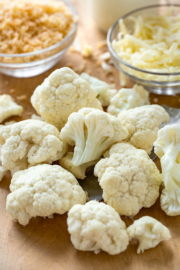 Ingredients for Cauliflower Casserole | thecozyapron.com