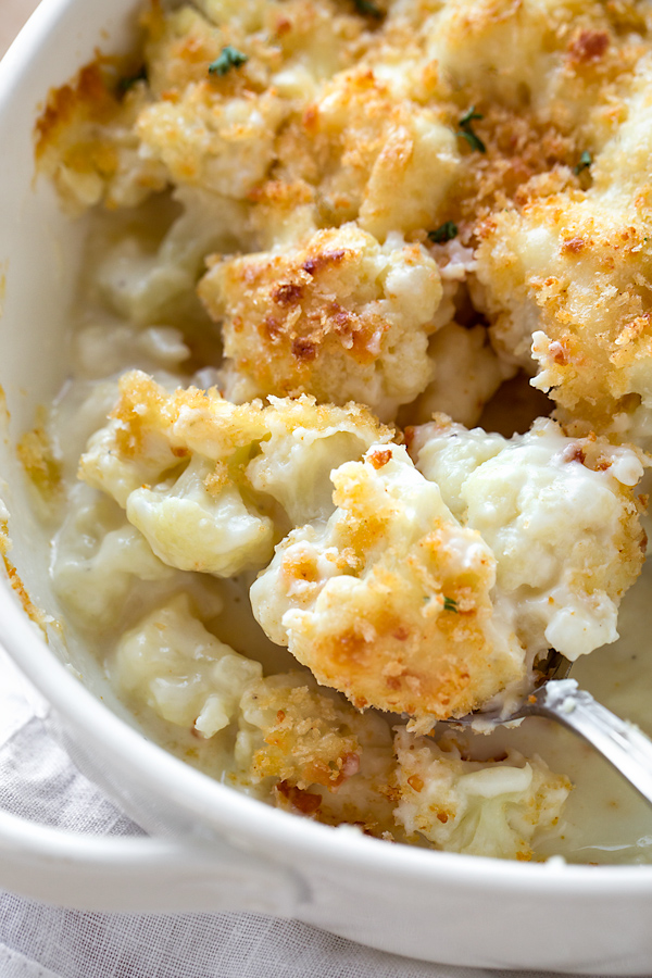 Spoonful of Cauliflower Casserole | thecozyapron.com