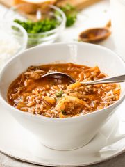 Cabbage Roll Soup | thecozyapron.com