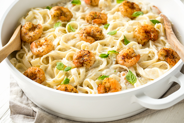 Shrimp Alfredo | The Cozy Apron