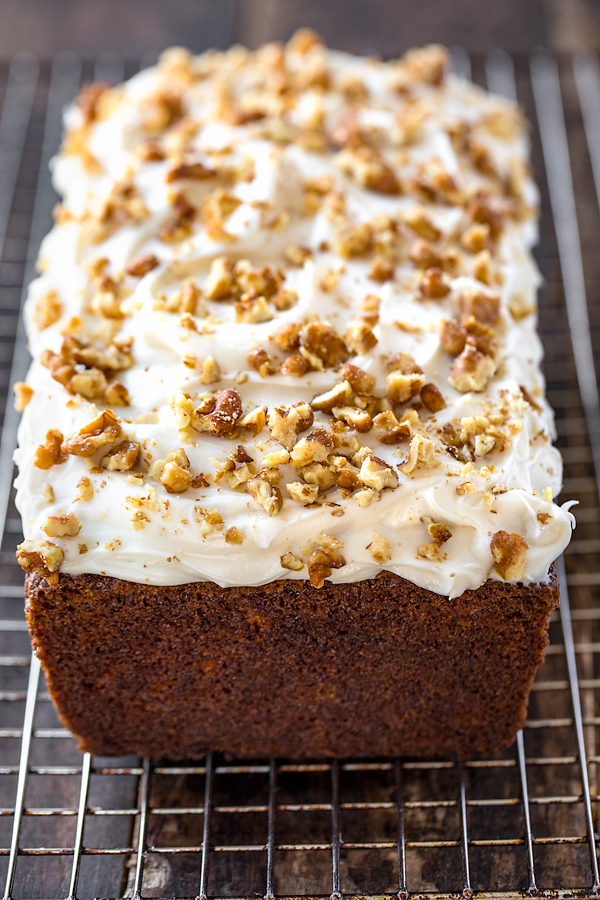 Carrot Cake Loaf | The Cozy Apron