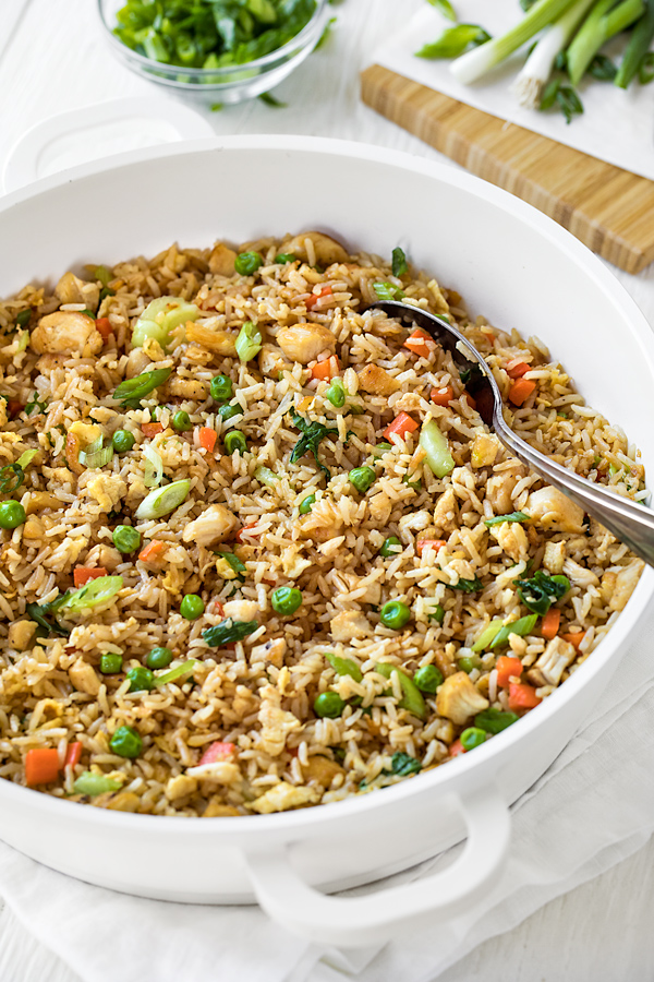 Chicken Fried Rice | thecozyapron.com