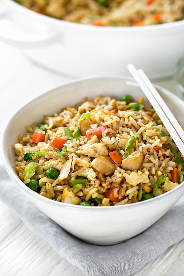 Chicken Fried Rice | thecozyapron.com