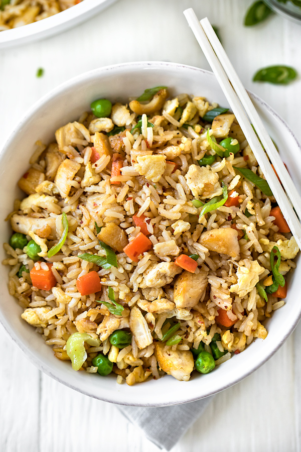 Chicken Fried Rice | thecozyapron.com