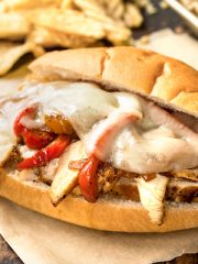Chicken Cheesesteak | thecozyapron.com