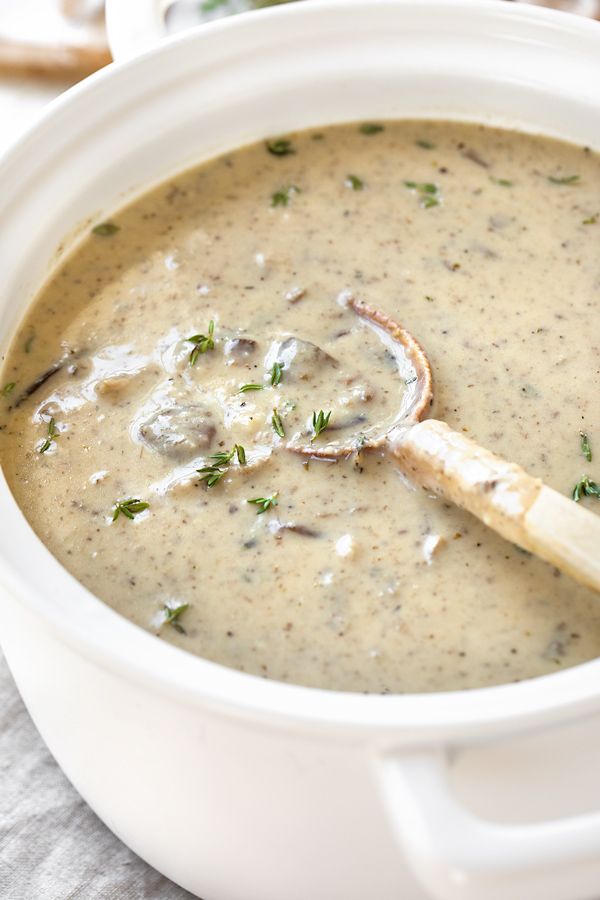 Cream of Mushroom Soup | thecozyapron.com