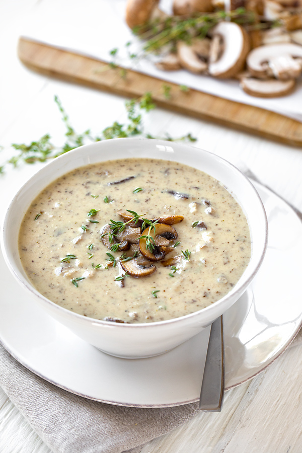 Cream of Mushroom Soup | thecozyapron.com