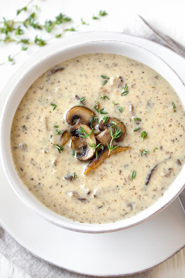 Cream of Mushroom Soup | thecozyapron.com