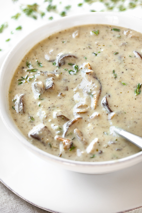 Cream of Mushroom Soup | thecozyapron.com