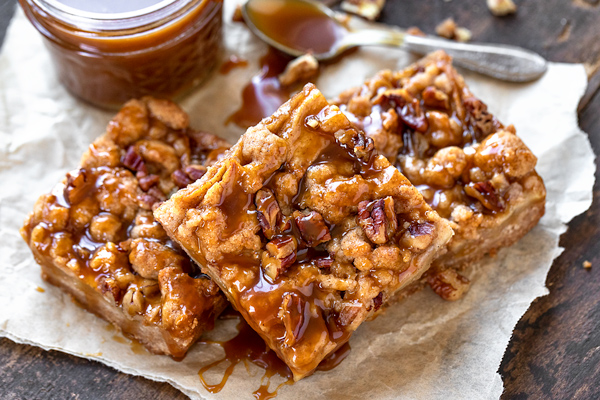 Caramel Apple Pie Bars