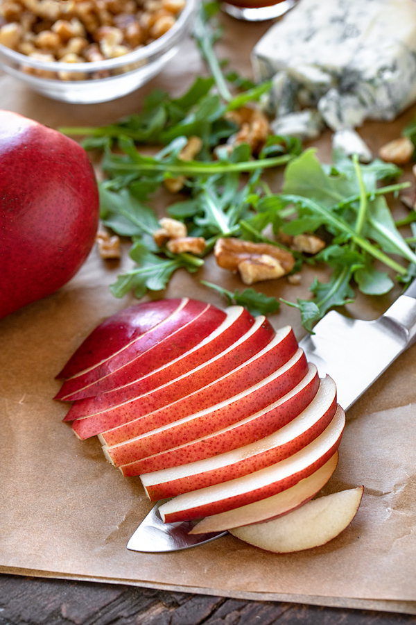 Ingredients for Savory Pear Tart | thecozyapron.com