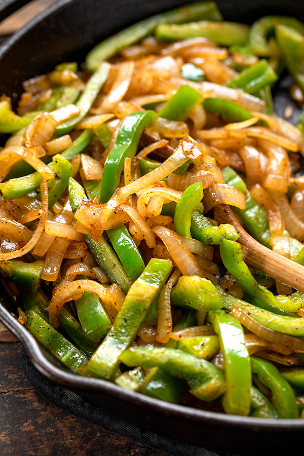 Sauteed Peppers and Onions for Pepper Steak | thecozyapron.com