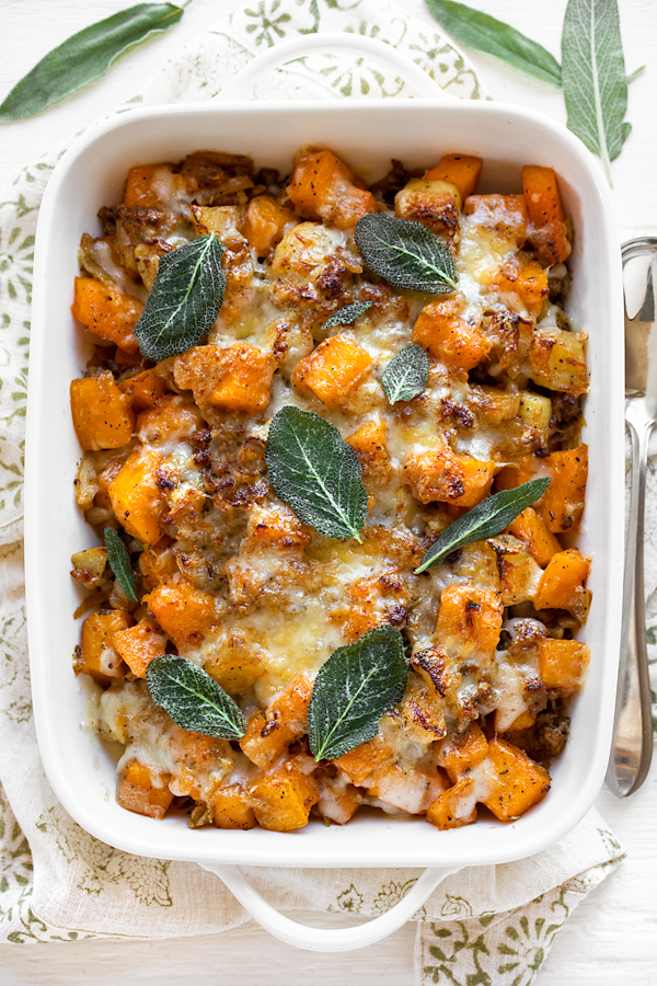 Butternut Squash Casserole | thecozyapron.com