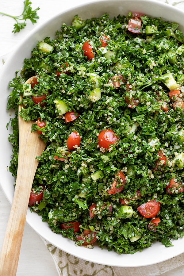 Quinoa Tabbouleh | thecozyapron.com