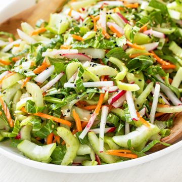 Bok Choy Salad | thecozyapron.com