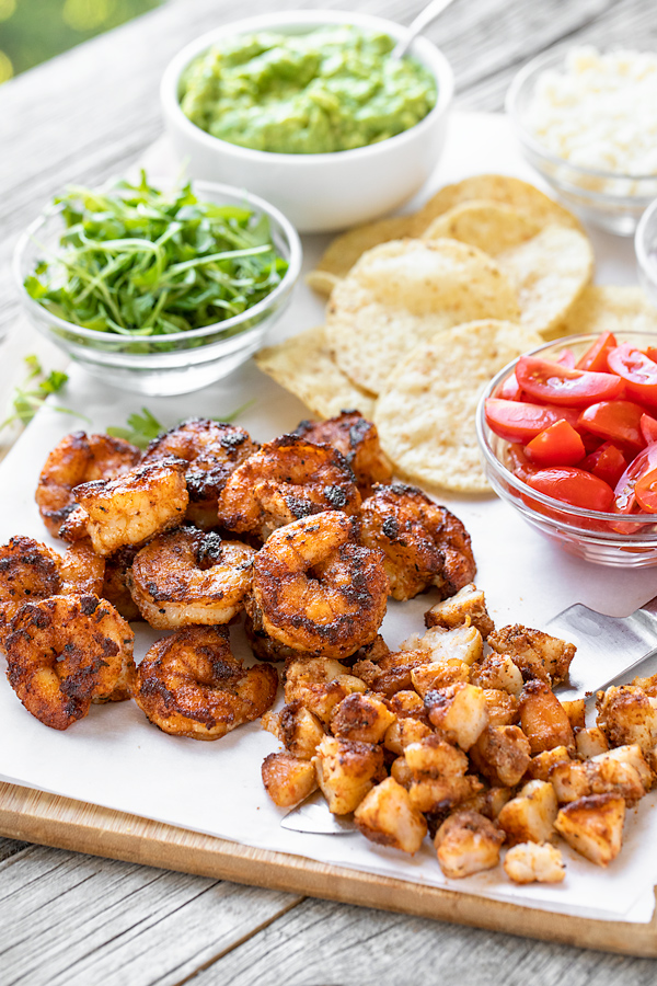 Ingredients for Shrimp Tostada Bites | thecozyapron.com