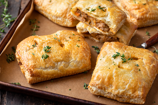 Minced Beef and Onion Pies - Culinary Ginger