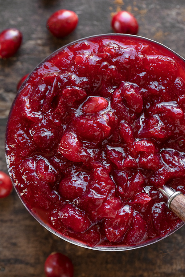 Cranberry Filling for Cranberry Tart | thecozyapron.com