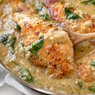 Chicken Dijon in a pan | thecozyapron.com