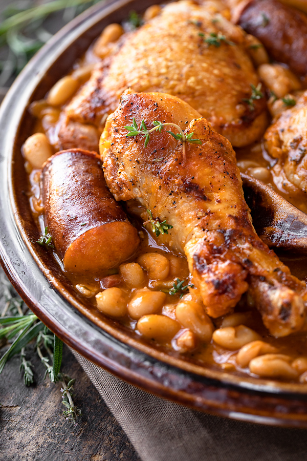 Chicken Cassoulet | thecozyapron.com