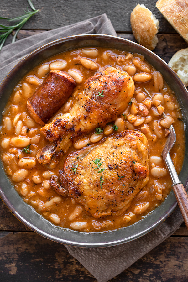 Chicken Cassoulet in a Bowl | thecozyapron.com
