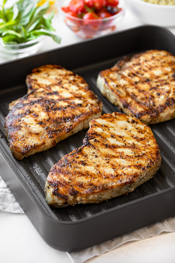 Grilled Swordfish on a Grill Pan | thecozyapron.com