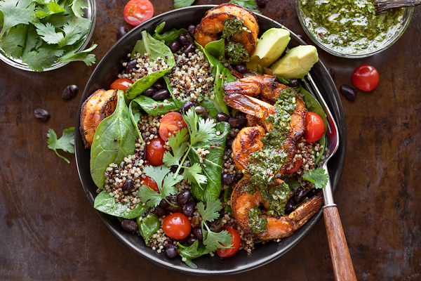 Jumbo Shrimp with Chimichurri – A Couple Cooks