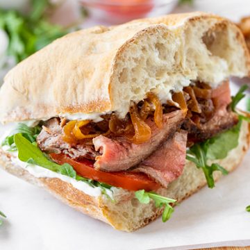 Steak Sandwich | thecozyapron.com