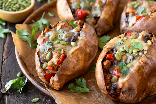 Stuffed Sweet Potatoes