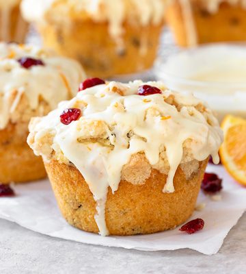 Cranberry Orange Muffins | thecozyapron.com