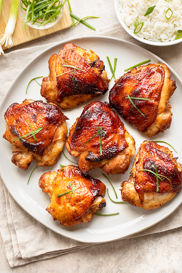 Lemongrass Chicken on a Platter | thecozyapron.com