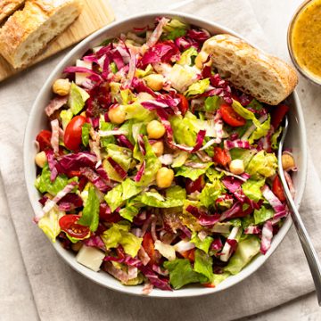 Italian Chickpea Salad | thecozyapron.com