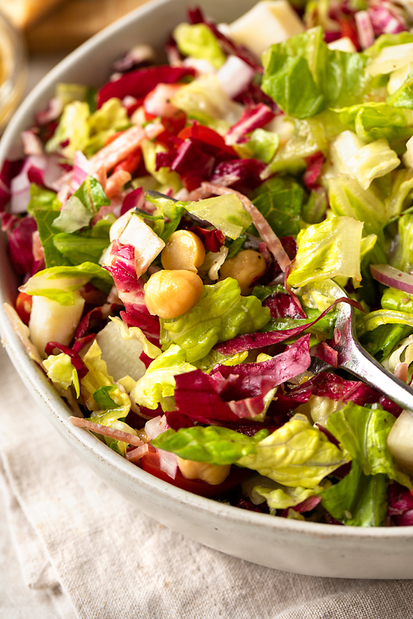 Italian Chickpea Salad | The Cozy Apron