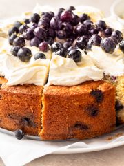 Lemon Blueberry Cake | thecozyapron.com