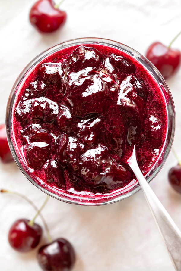 Cherry Jam | thecozyapron.com
