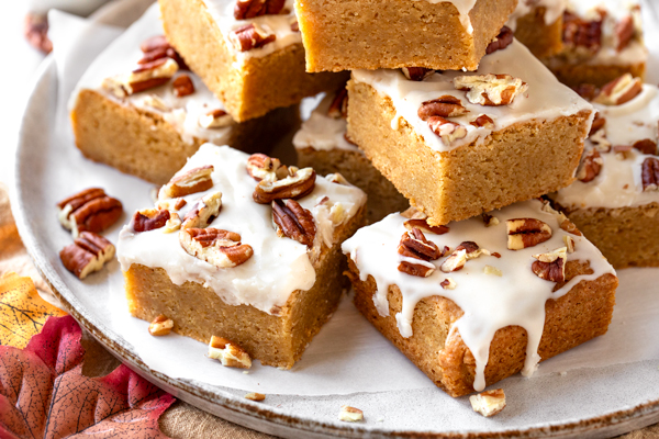 Maple Pecan Blondies